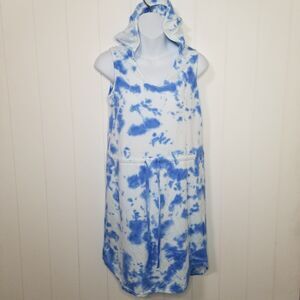 Jane & Delancey Dress Women's Size XS Beach Cover Up Hooded Sleeveless Summer